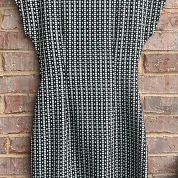 Saturday Sunday by Anthropologie Isabel Bow Tie Dress Size Small S Black - Picture 4 of 9